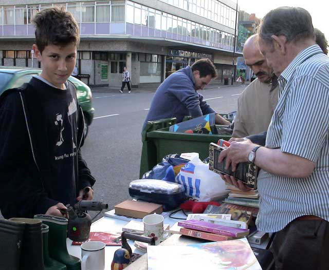 paddy serving customers