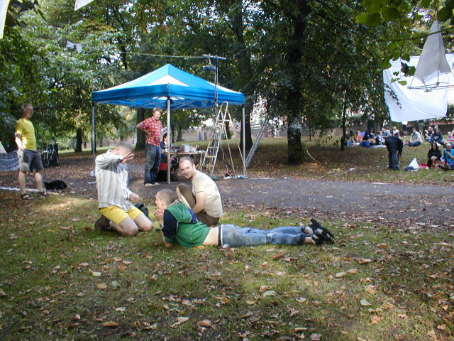 The sun was too much for some...