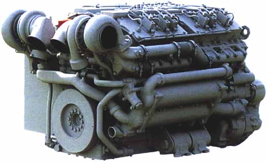 The Perkins 1200bhp powerpack for the British Army's Challenger main battle tank