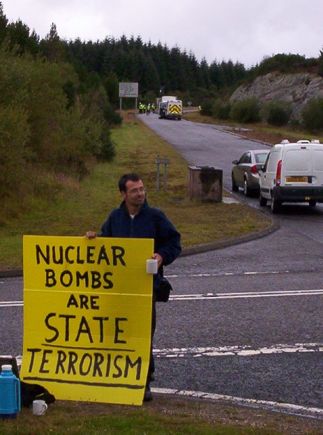 Supporters stayed and observed the removal to make sure their friends were safe