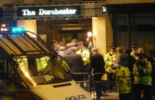 queuing up for supper