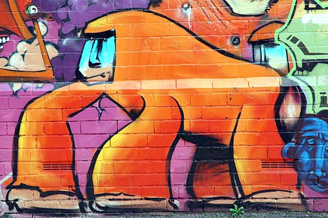 City Arts, Graffiti Art Gregory Boulevard, Nottingham