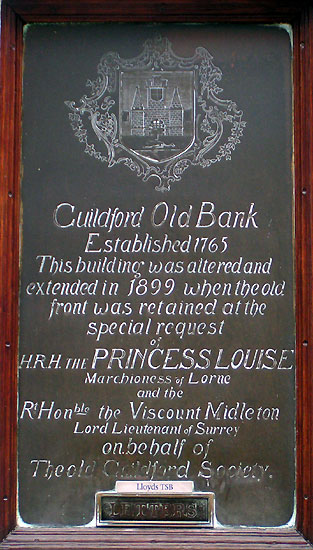 Guildford Old Bank High Street Home to Lloyds TSB