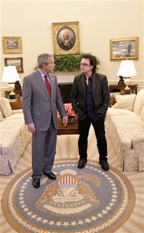 Bush and Bono