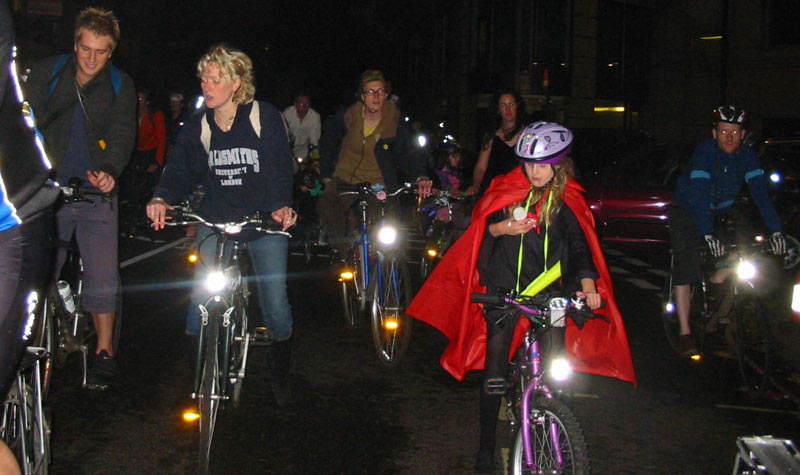 lots of people on bikes