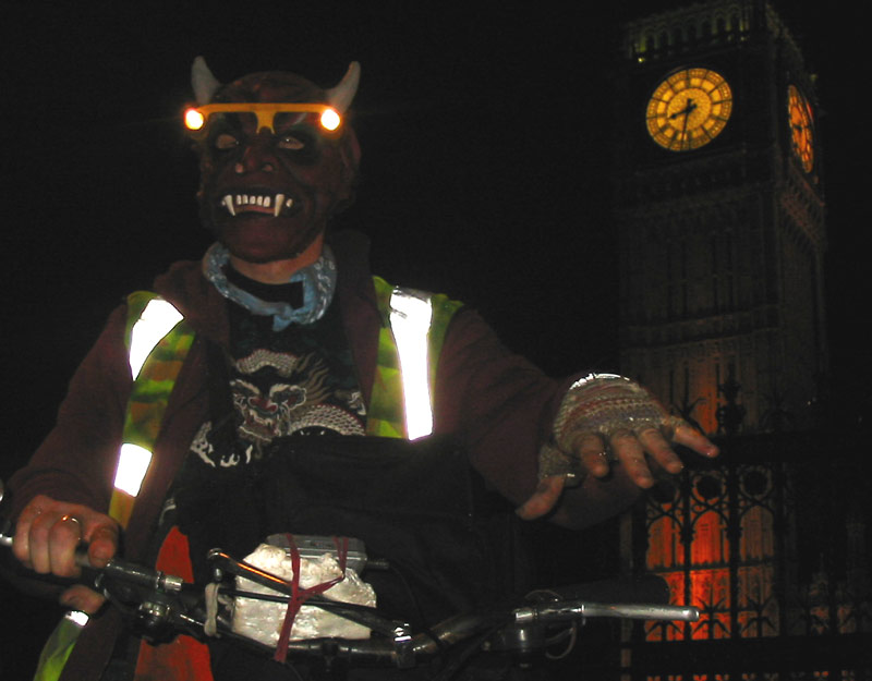 demon with big ben