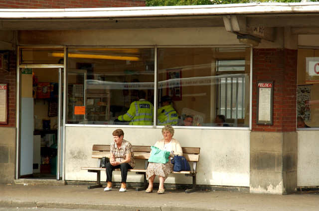 even the police use the cafe