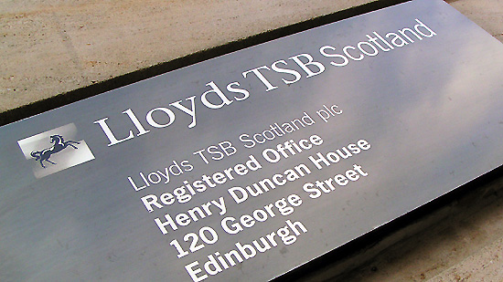 Lloyds TSB Scotland Registered Office Edinburgh Scotland