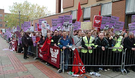 ...organised by UAF and local trade unions.