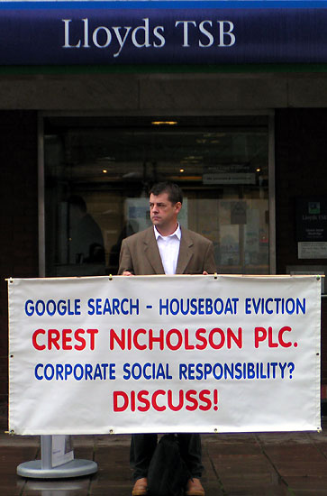 Lloyds TSB Weybridge Protest Surrey