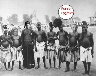 Blair and fellow pygmies