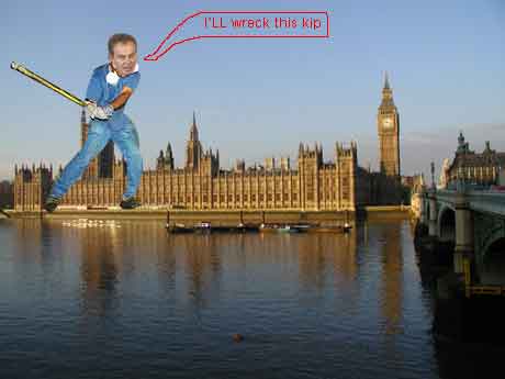 Blair destroys Parliament