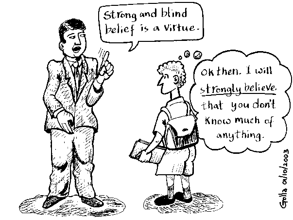 Because authorities 'believed'?