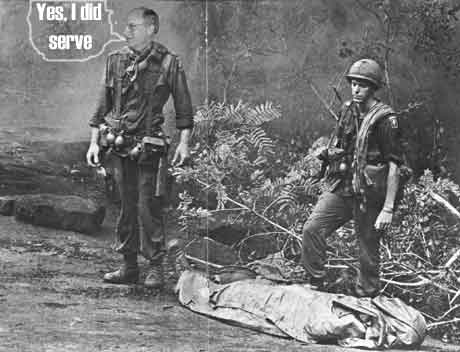 Cheney on front line.