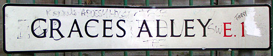 Graces Alley E.1 London Home of Wiltons Music Hall