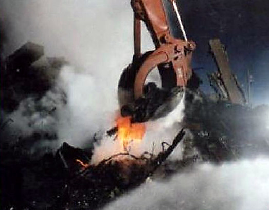 Molten metal extracted 2 weeks after 9/11