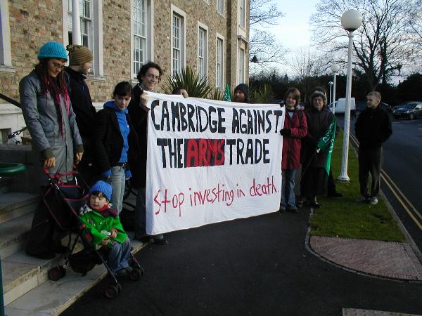 Welcoming the councillors...