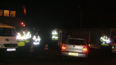 Wednesday, workers could still drive in