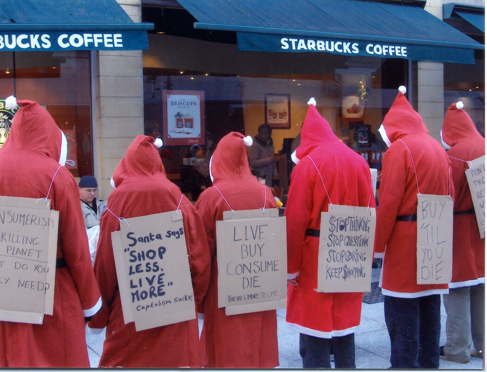 outside starbucks