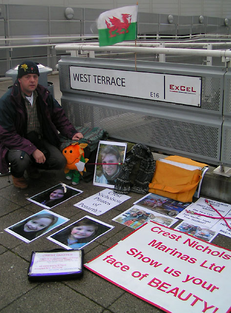 Flashback London Boat Show Protest 2005 My Suit Was Nicked!