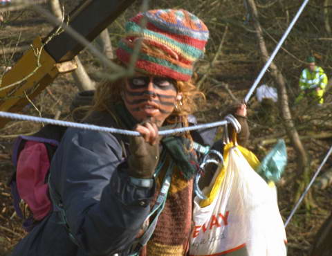 Rach on the run during rickety eviction