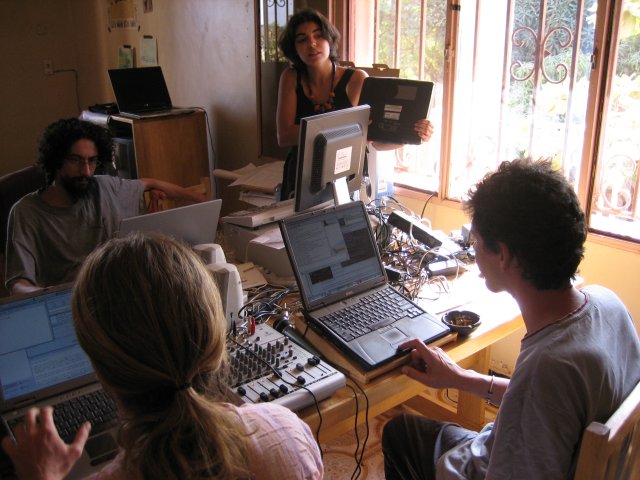 hacktivists working hard