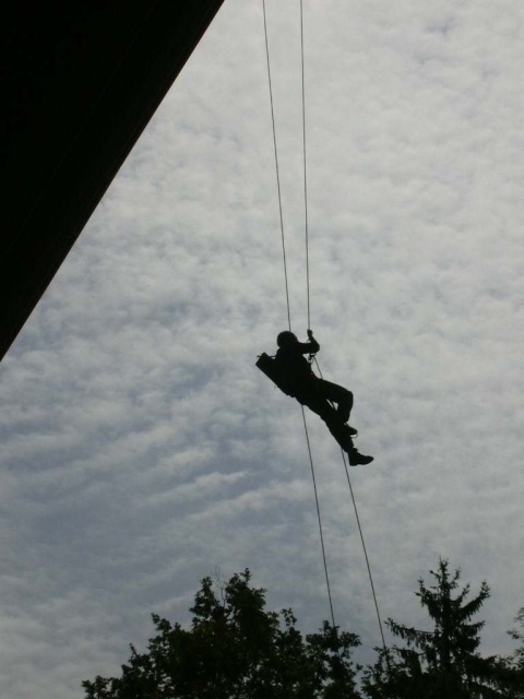 Gesine on the rope