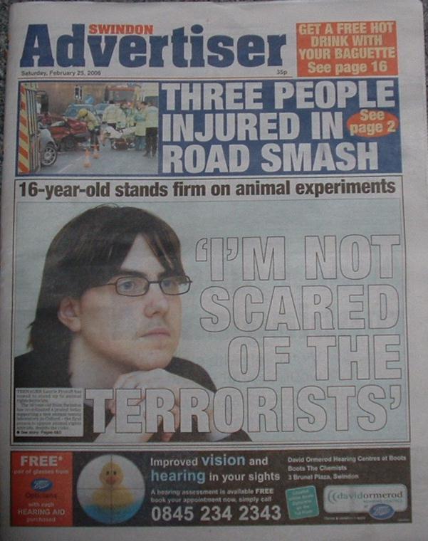 Adver front page 25th Feb