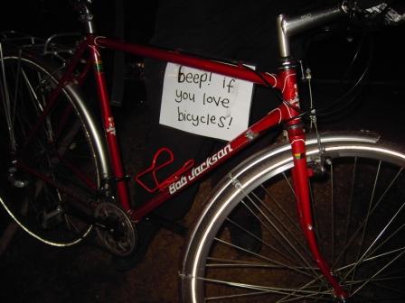 Beep if you love bicycles