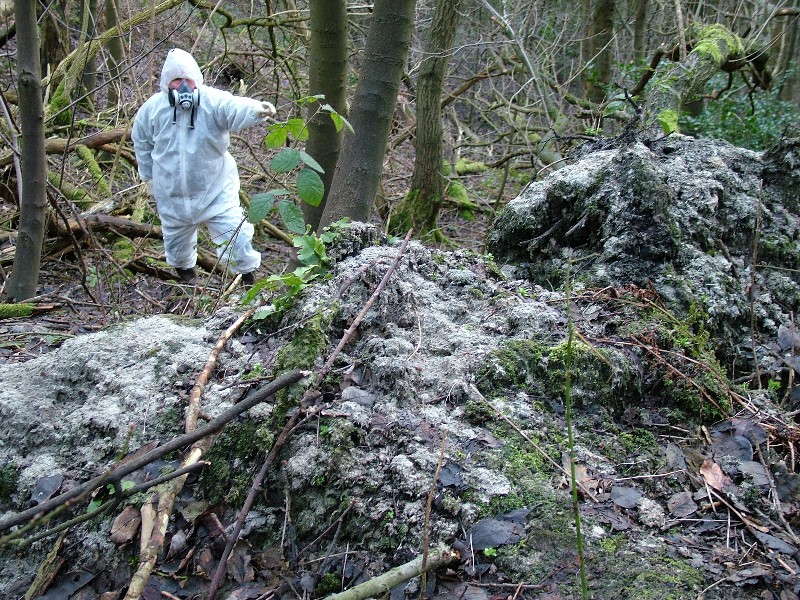 The exposed Spodden Valley asbestos that Countryside Properties denied existed