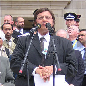 Mark Harris, Joint Leader of the Council, hates PFI but says "there's no choice"