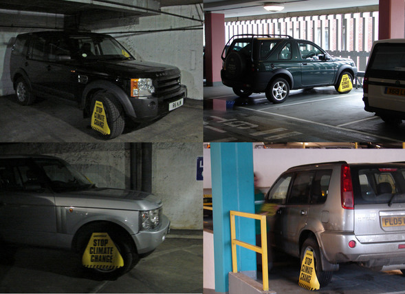 gas guzzling vehicles were 'clamped'