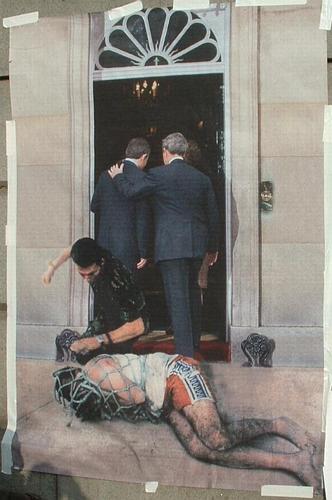 Abuse outside Downing Street