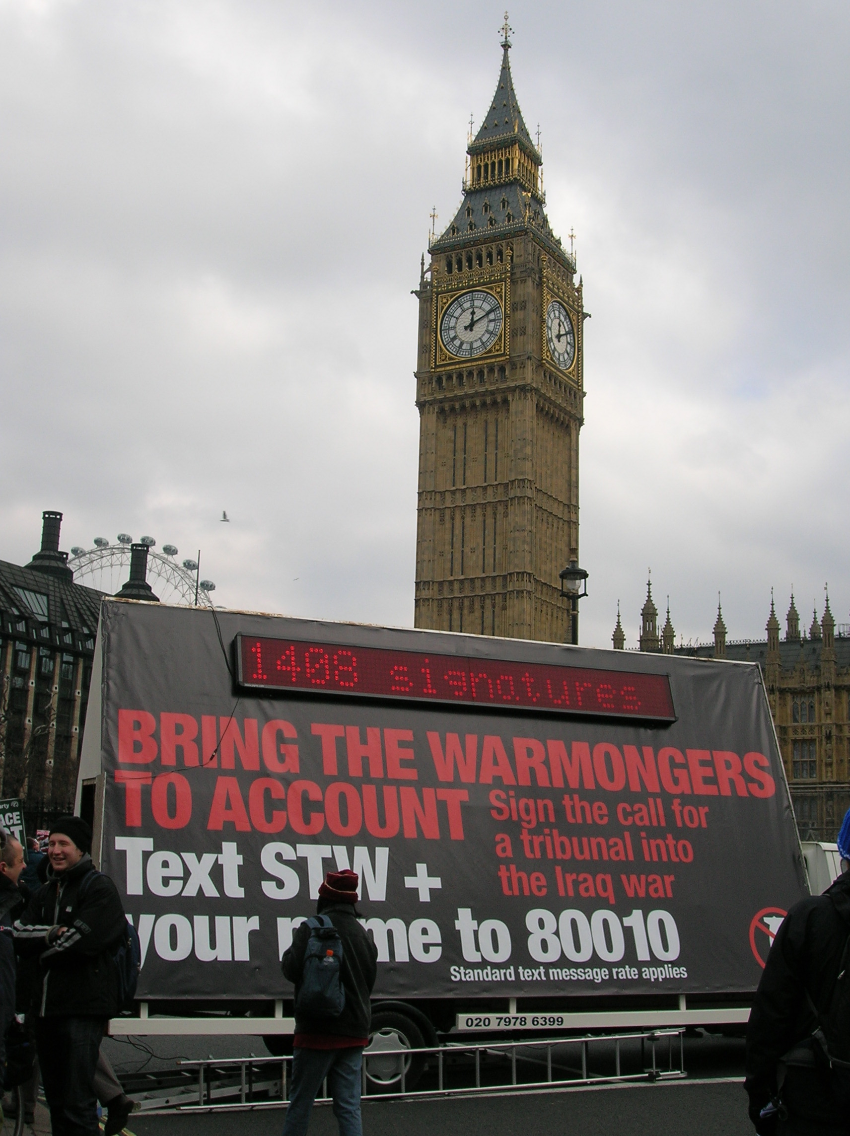 The electronic petition counter-early in the day!