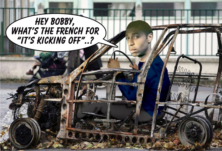 French protests get va-va-voom