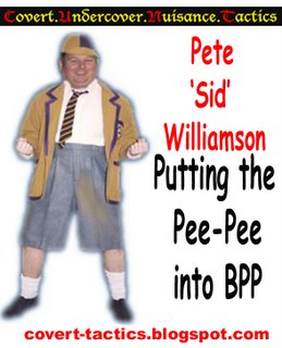 The BPP's Sid Williamson, as portrayed by fellow Nazis