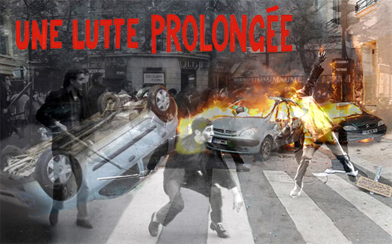 Une lutte prolongee (a prolonged fight) - the ghost of May 68 reappears