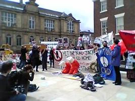 LIPA Protest group photo