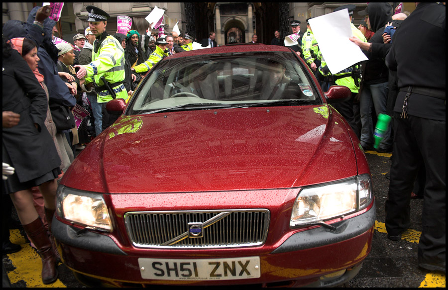 Fearty McNulty ducks for cover after asylum seekers and friends ambush him