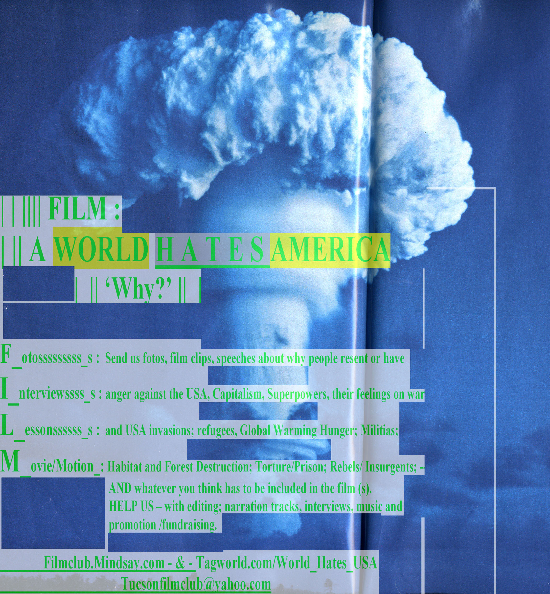 Send SUPER Anti USA - UK VID Clips Please