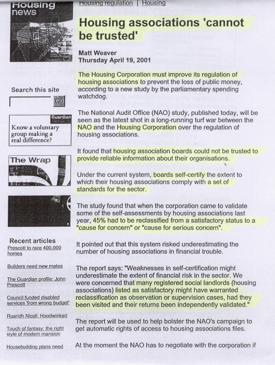 DO NOT TRUST - NOTTING HILL HOUSING TRUST