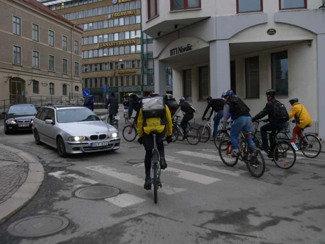 Don't the nasty cars get in the way