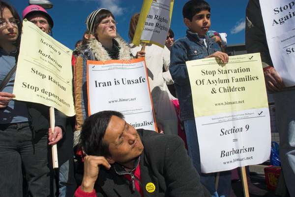 Listening to the speeches