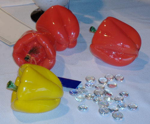 Glass Blowing - some they did earlier