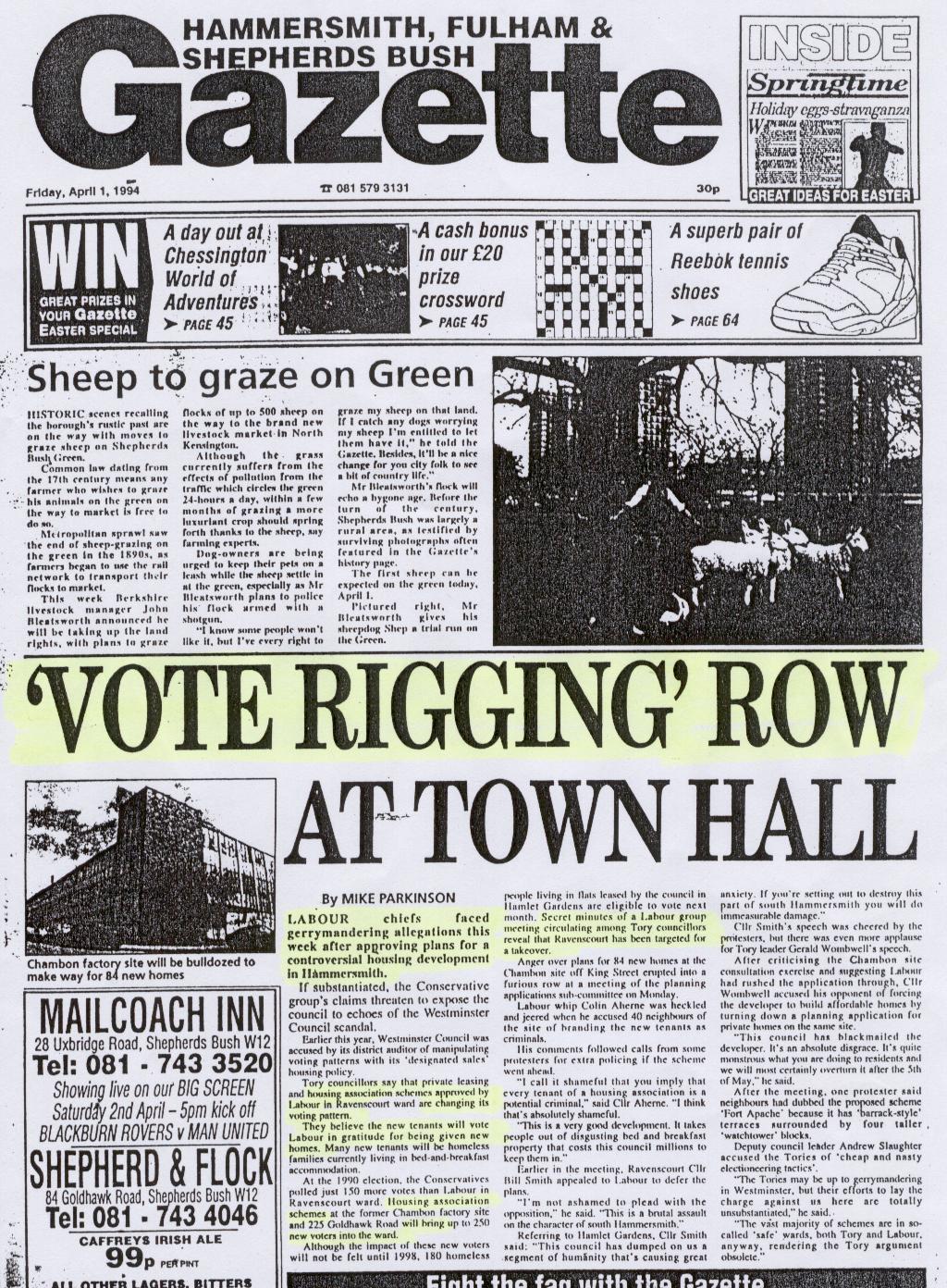 GERRYMANDERING OF THE VOTE?