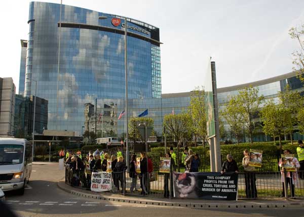 SHAC action at SmithKlineBeecham, West London