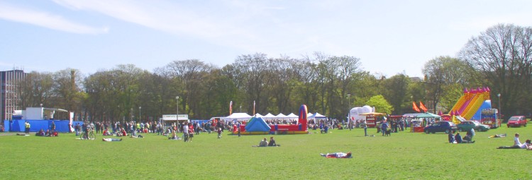 rally and social event at the meadows