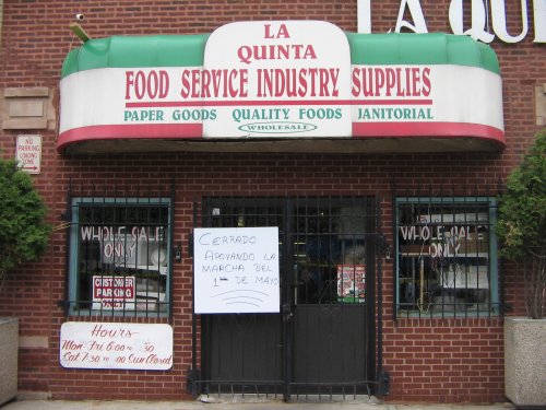 Many shops have closed for the day, although its not an official holiday