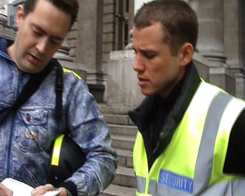 Mysterious Security Guard.