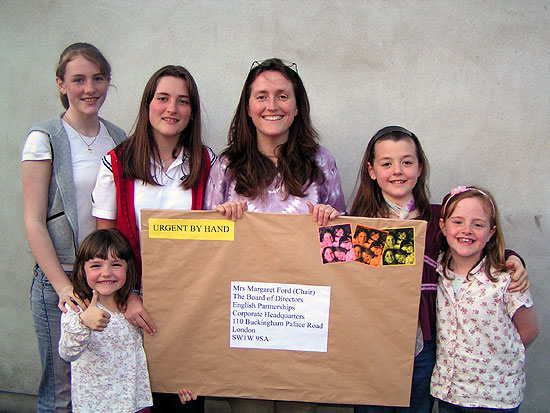 Evicted Mother and Five Daughters With Their Appeal To English Partnerships